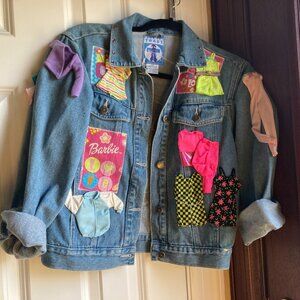 Girls Barbie Denim Jacket, Size 10-12